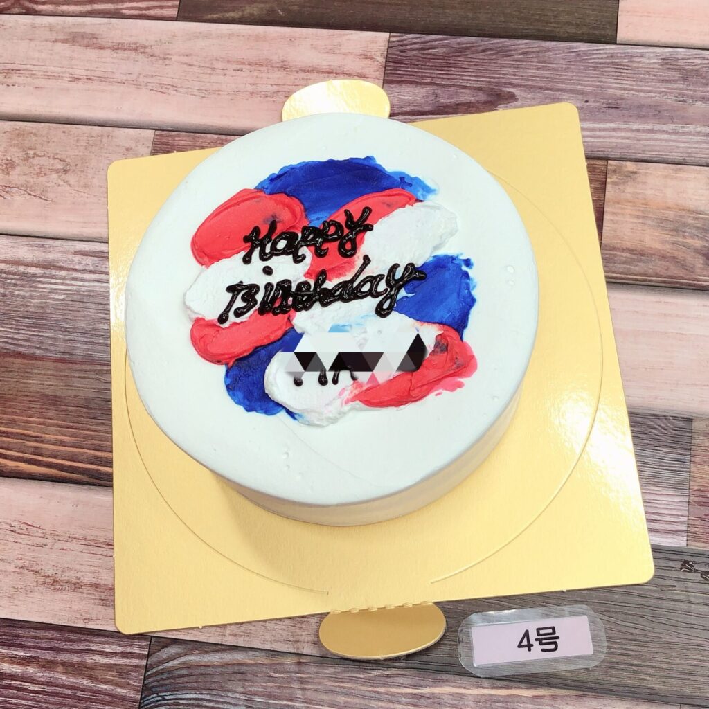 カラフル韓国ケーキ