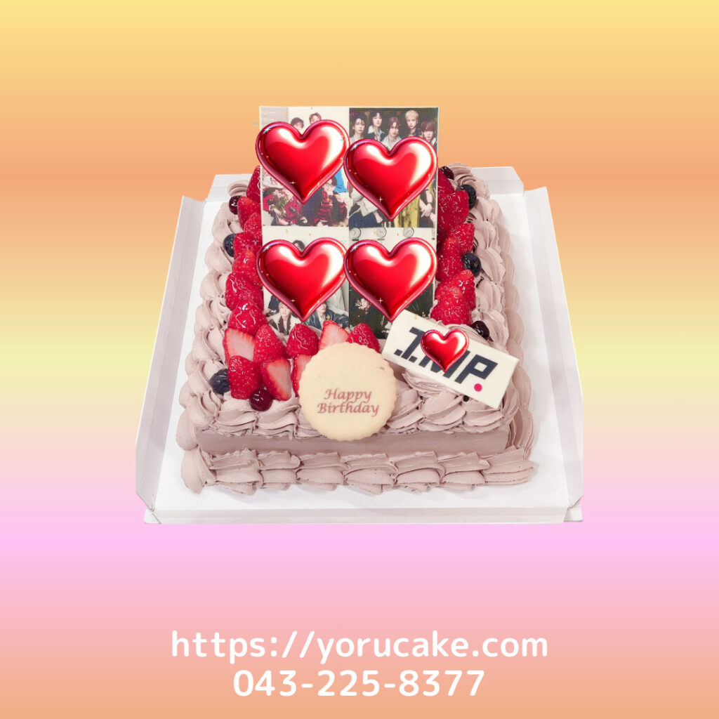 11/28(金)推しフォトプレートデコレーションケーキ。