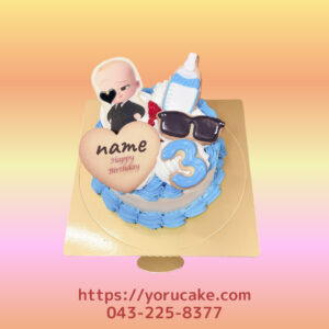 3/22(日)アニメキャラクタープリントケーキ。